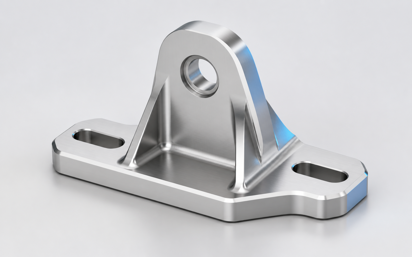 Precision fixture bracket CAD render